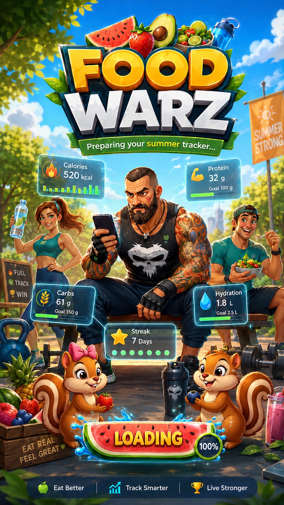 Food Warz — Loading